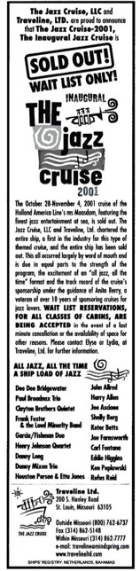 THE JAZZ CRUISE AD