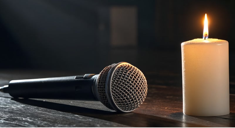 Microphone and Candle